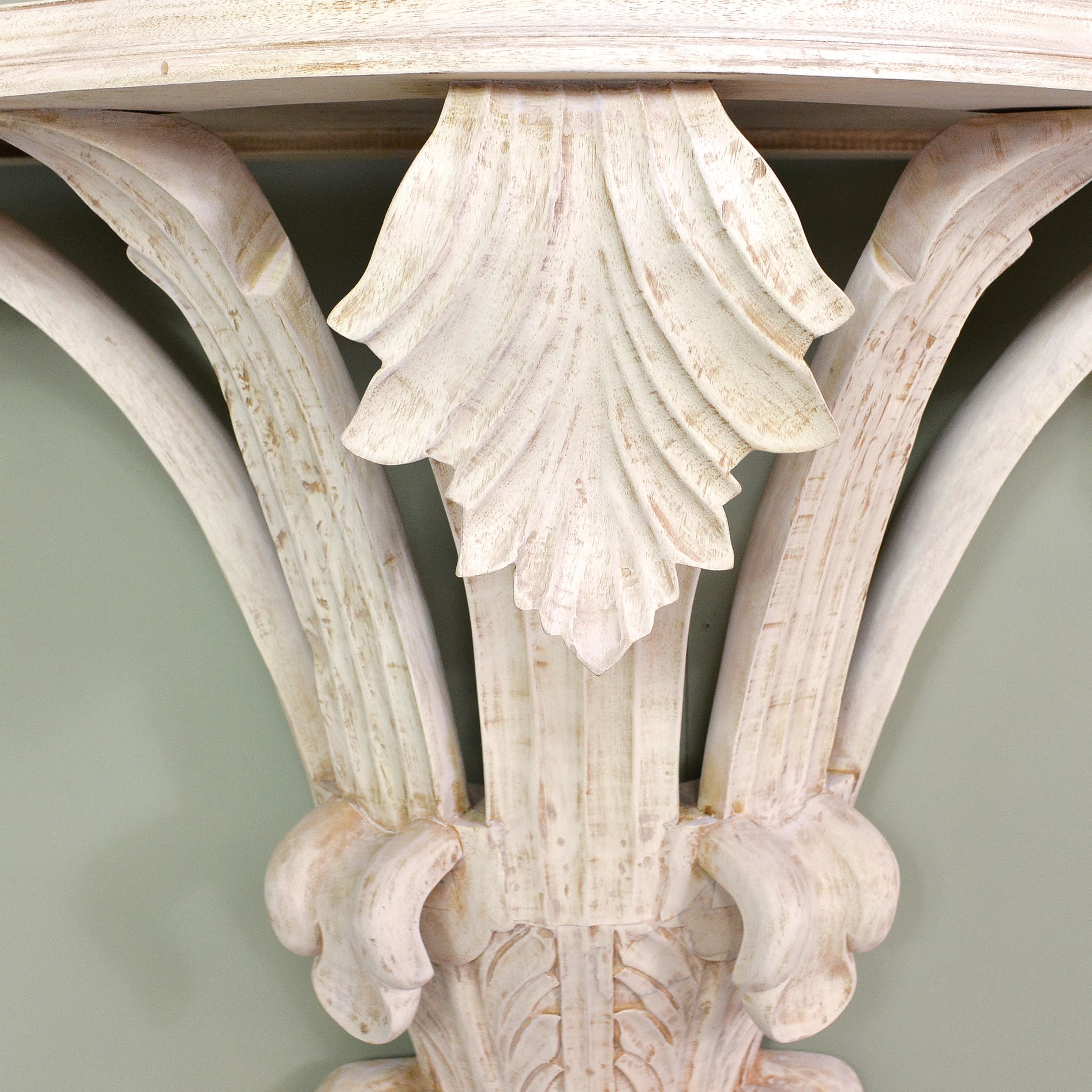 Francais Grande Leaf Hall Console Table