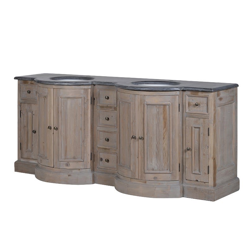Double Bathroom Sink Unit