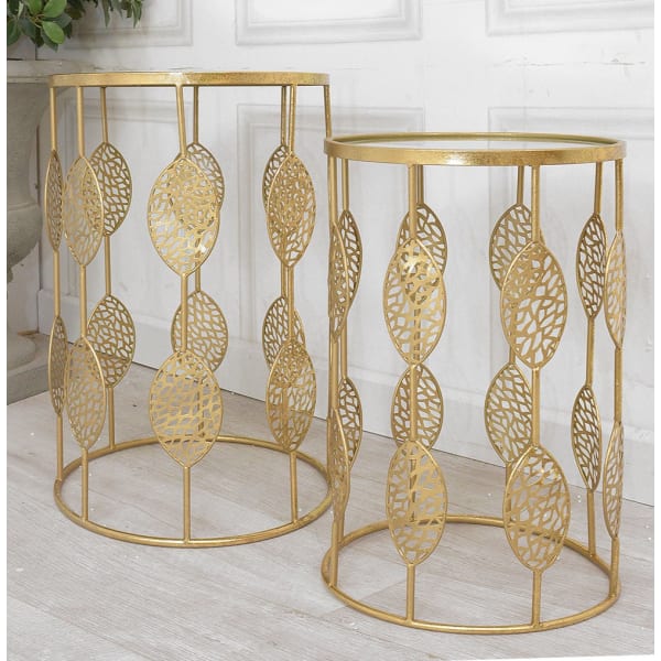 Set of 2 Leaf Detail Tables