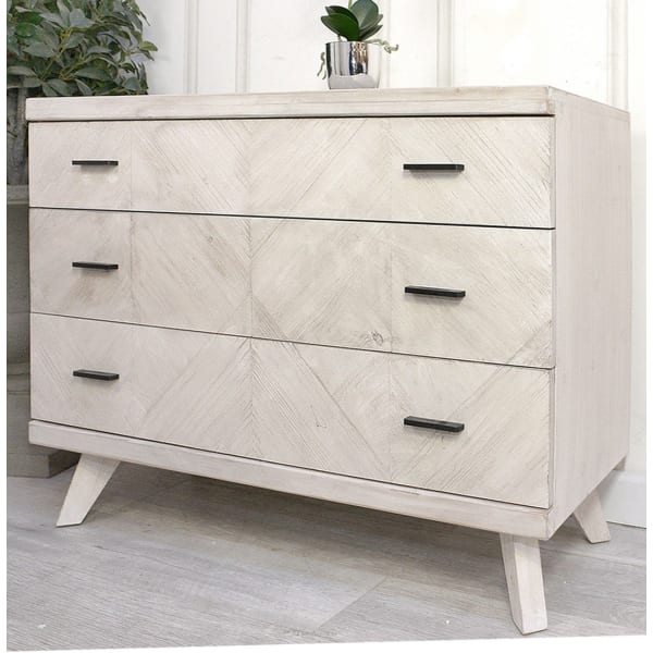 Hunston Parquet 3 Drawer Chest of Drawers