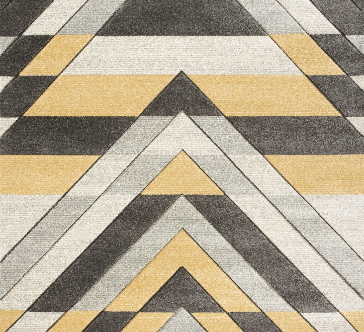 Asher Rug Grey-Mustard