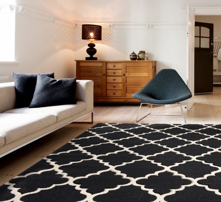 Darcy Rug Dark Grey