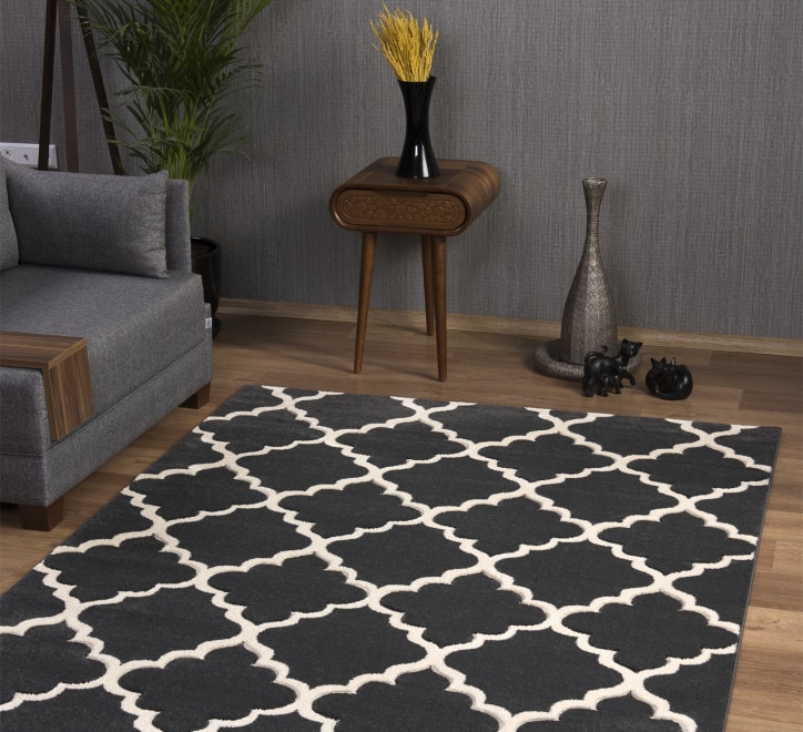 Darcy Rug Dark Grey