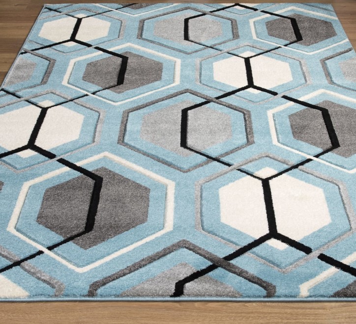 Elise Rug Blue-Grey