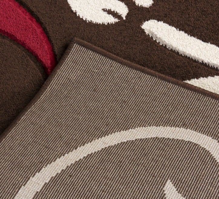 Primrose Rug Choc-Red