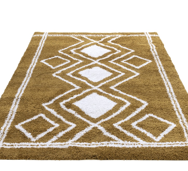 Ashton Rug - Mustard Cream 04
