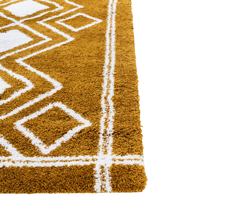 Ashton Rug - Mustard Cream 04