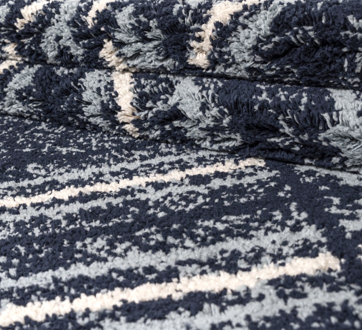 Blaze Rug - Navy Blue 02