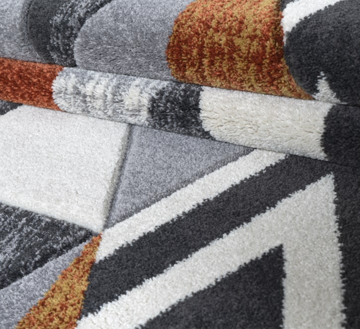 Mason Rug - 100 Grey Orange
