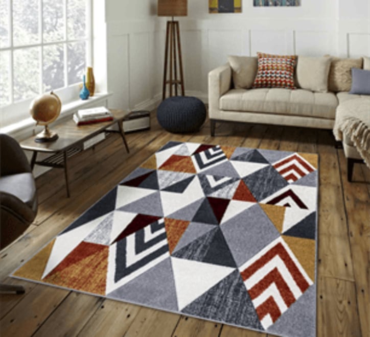Mason Rug - 100 Grey Orange