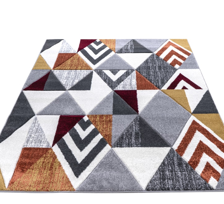 Mason Rug - 100 Grey Orange