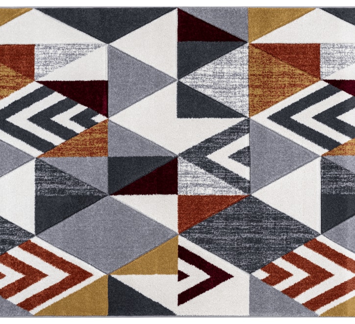 Mason Rug - 100 Grey Orange