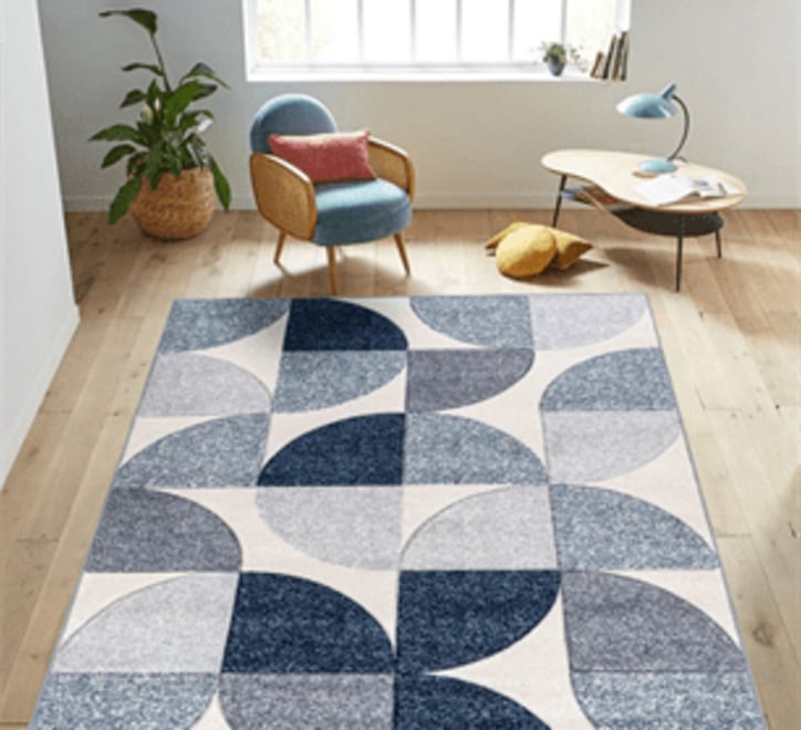 Mason Rug - 105 Grey Blue