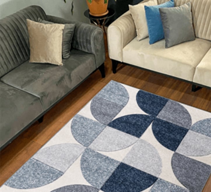 Mason Rug - 105 Grey Blue