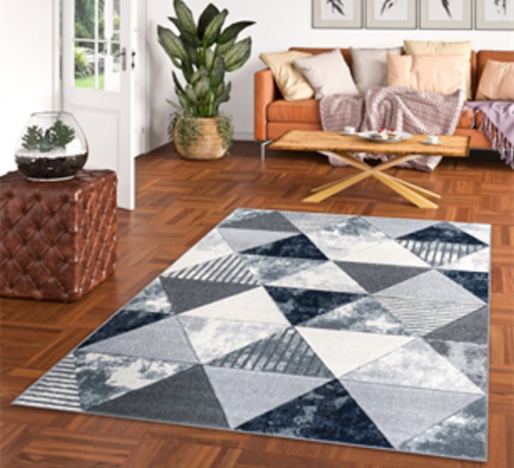 Mason Rug - 108 Grey Blue