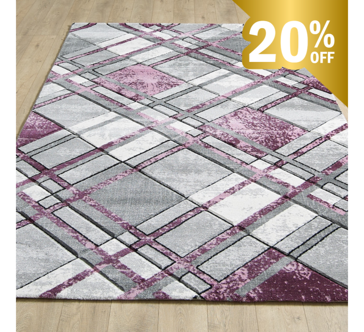 Accra Rug - Grey Lilac