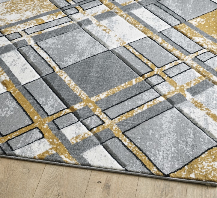Accra Rug - Grey Gold