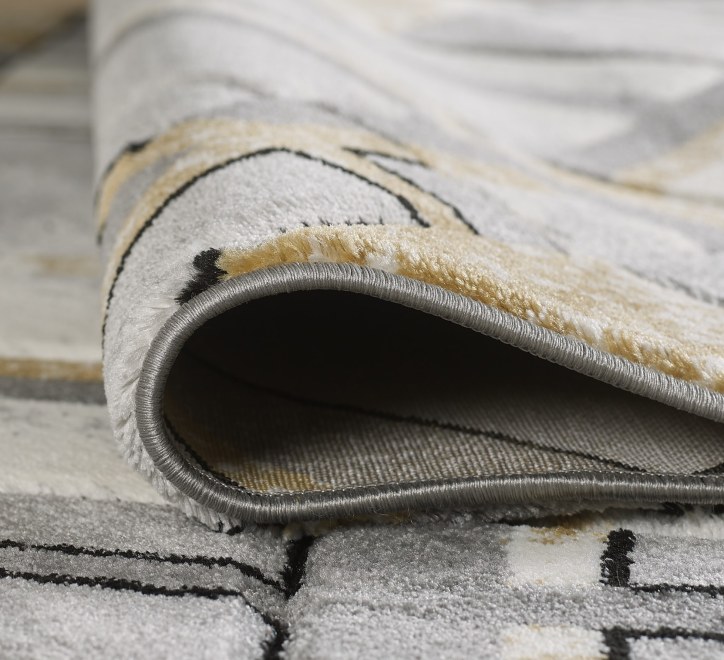 Accra Rug - Grey Gold