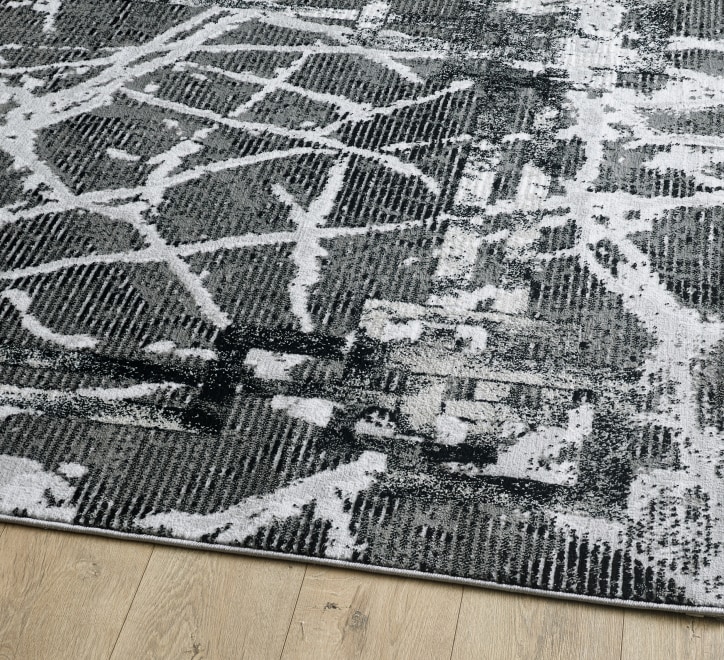 Alisa Rug - Dark Grey Black