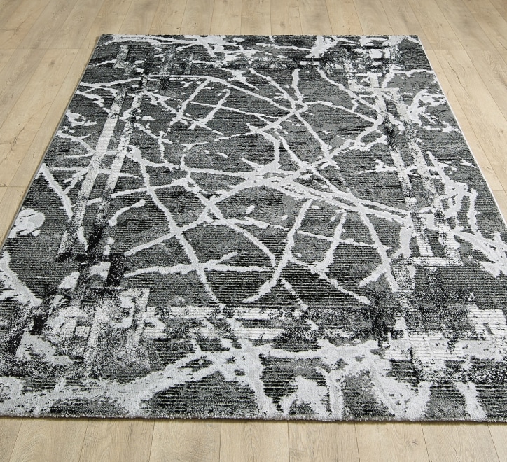 Alisa Rug - Dark Grey Black