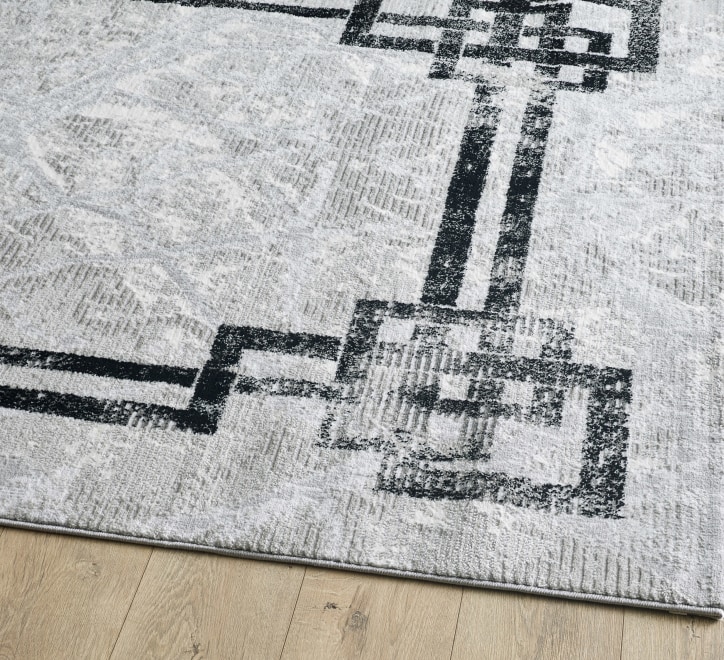 Alisa Rug - Grey Black