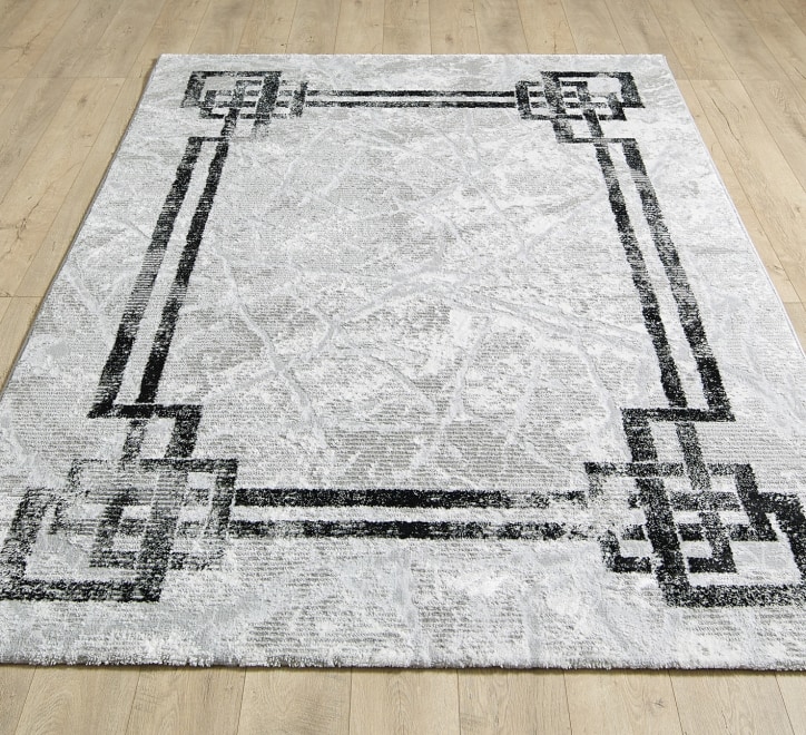 Alisa Rug - Grey Black