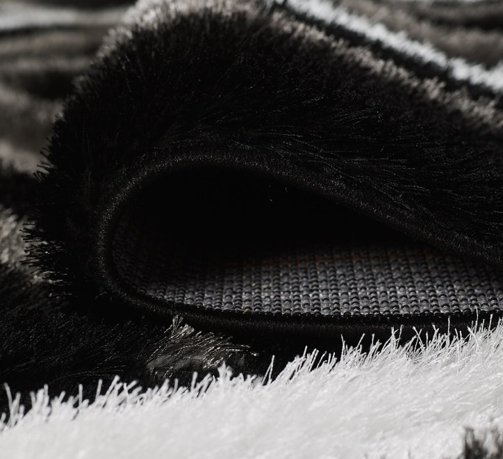 Mercury Rug - Black Grey