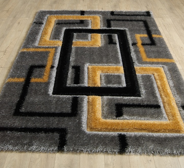 Mercury Rug - Grey Gold