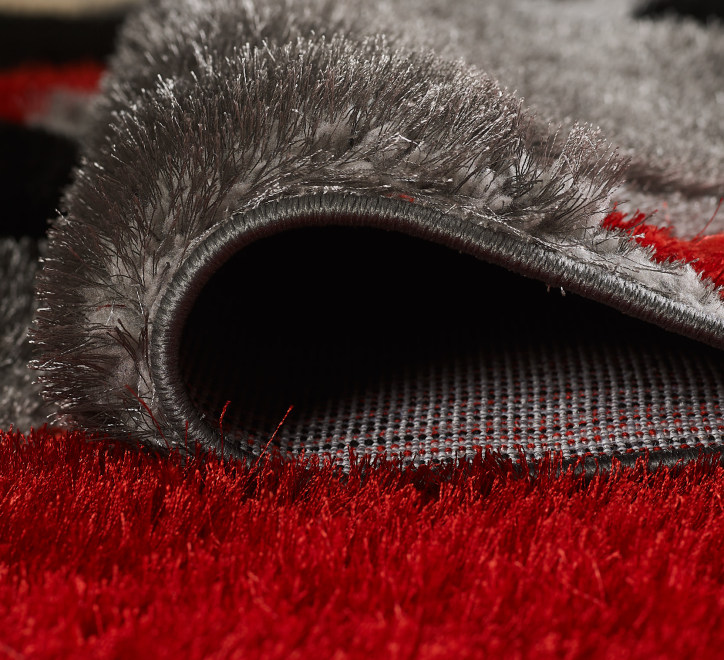 Pluton Rug - Grey Red