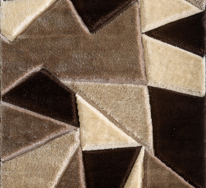 Pluton Rug - Beige Brown