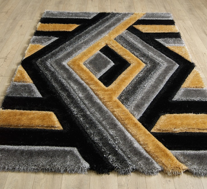 Saturn Rug - Grey Gold