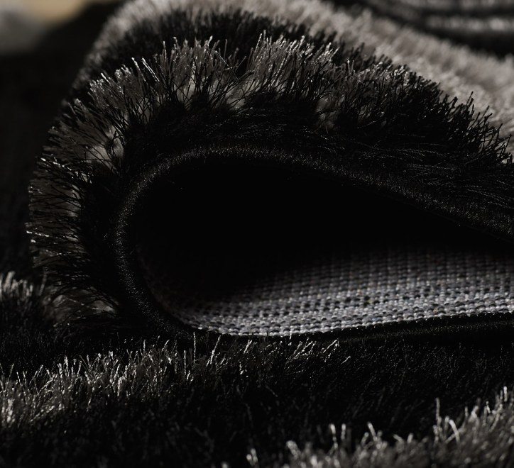 Venus Rug - Black Grey