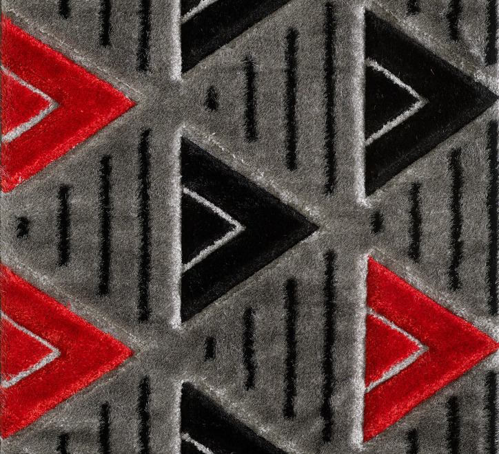 Venus Rug - Grey Red