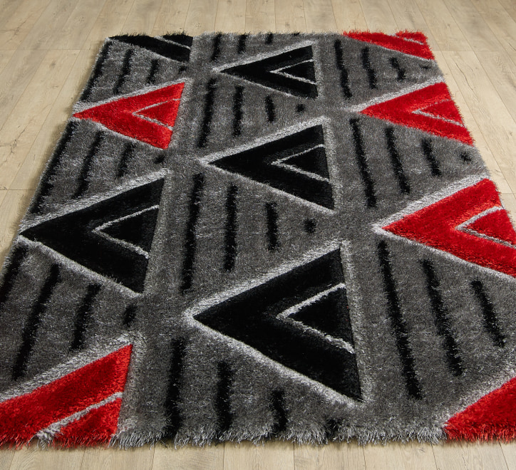 Venus Rug - Grey Red