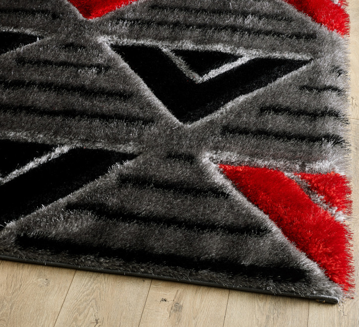 Venus Rug - Grey Red