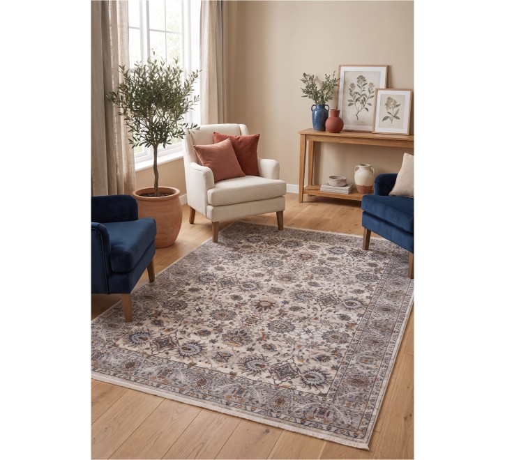 multicoloured intricate stylish pattern rug