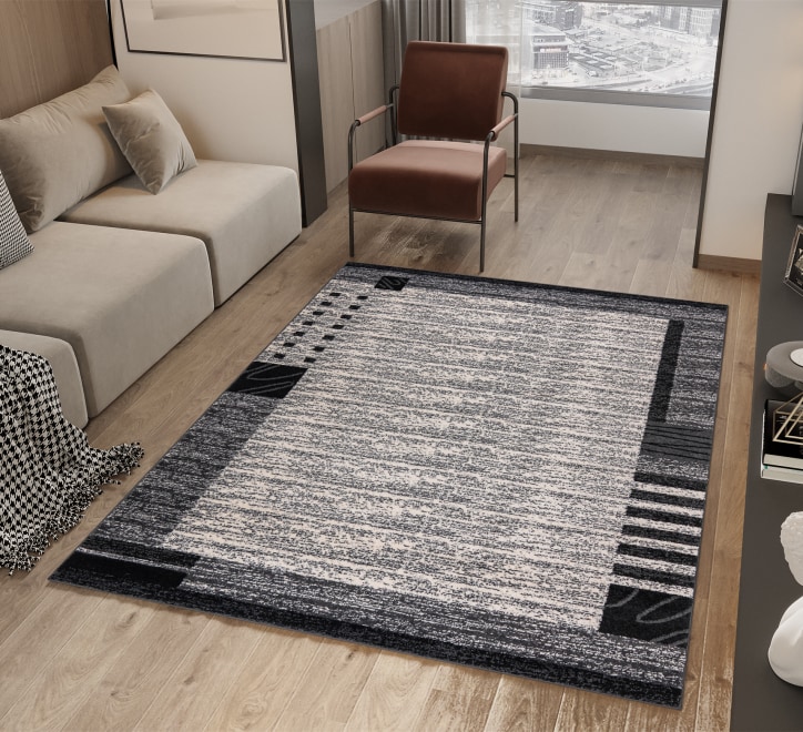 Twist Grey T1009 Rug