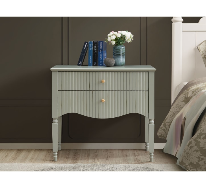 Ritz Small Console - Olive Green