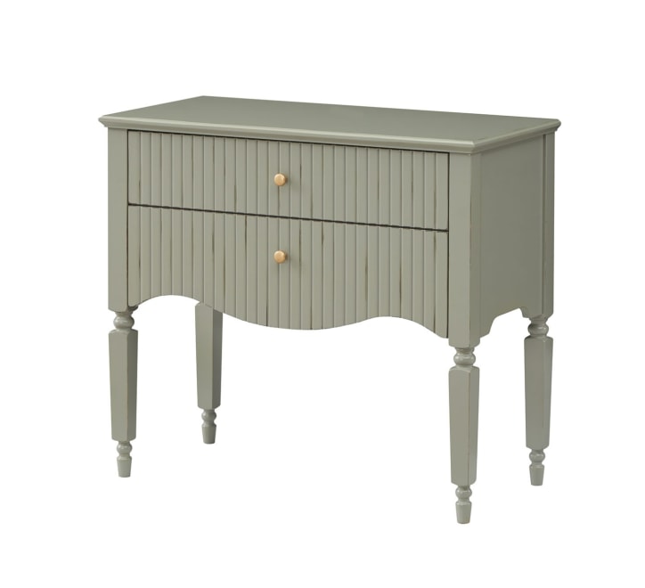 Ritz Small Console - Olive Green