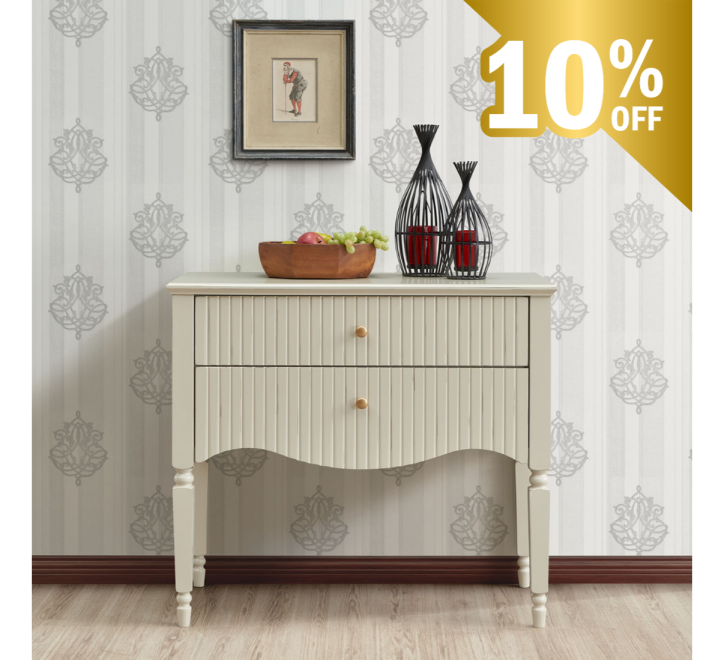 Ritz Small Console - Cream