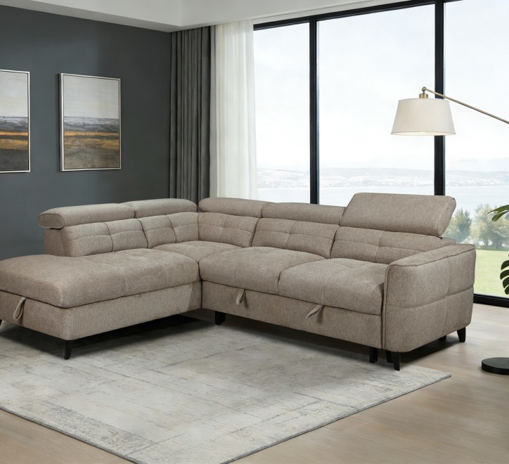 Sophie Corner Sofa Brown