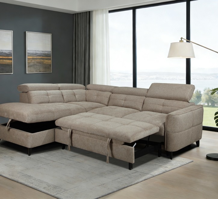 Sophie Corner Sofa Brown