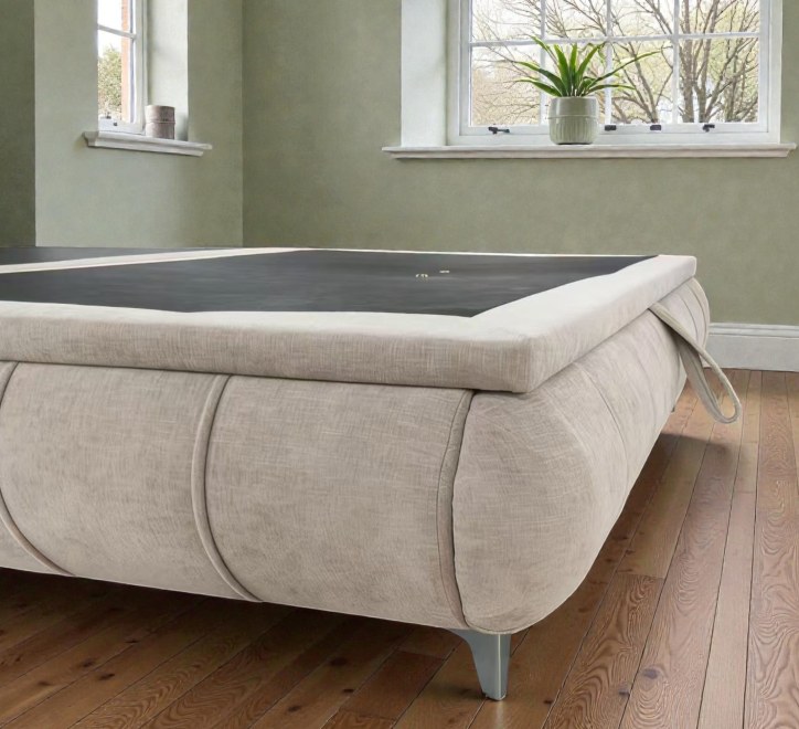 Limerick Beige Storage Bed
