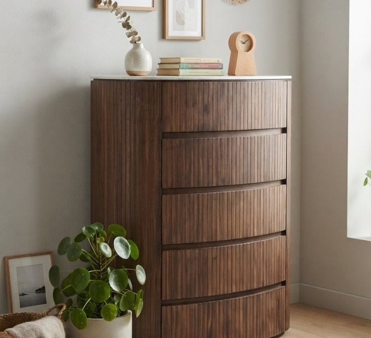 tall chest walnut