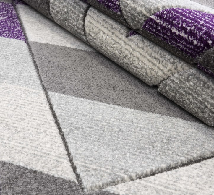 Asher Rug Grey-Lilac