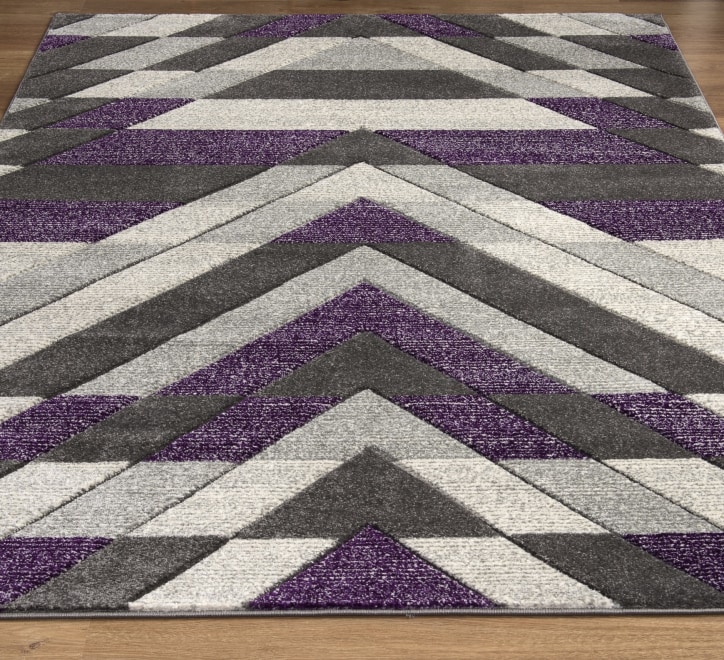 Asher Rug Grey-Lilac