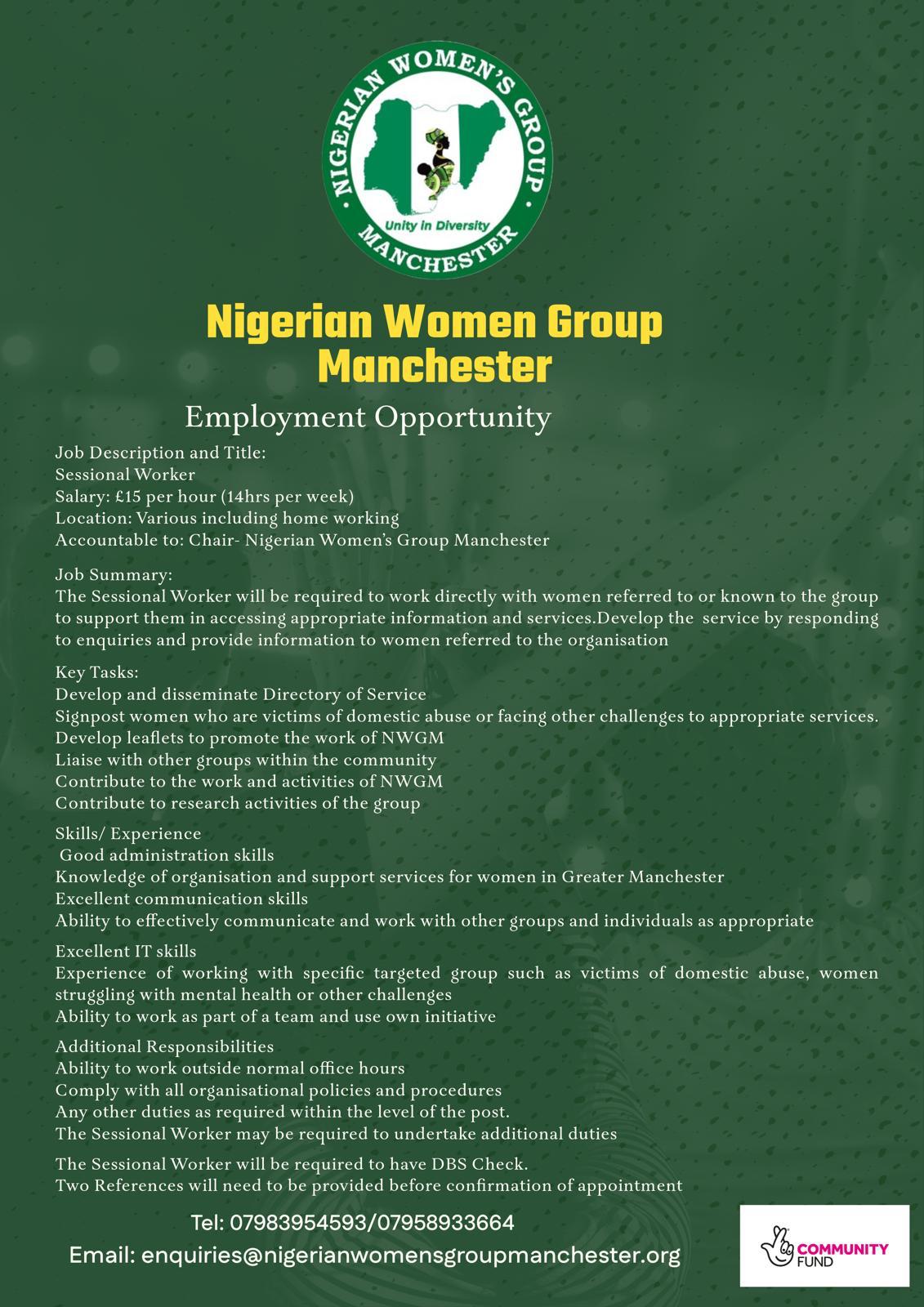 Employment Opportunity 