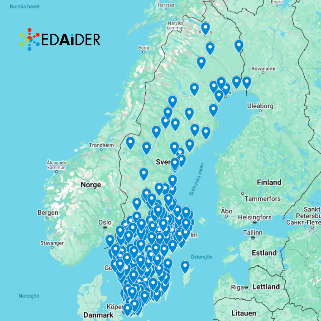 EdAider växer – nu finns vi i fler än 250 svenska orter