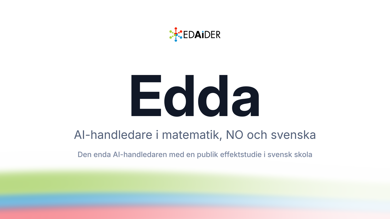 EdAider lanserar Edda – AI-handledaren som stöttar elever i lärandet