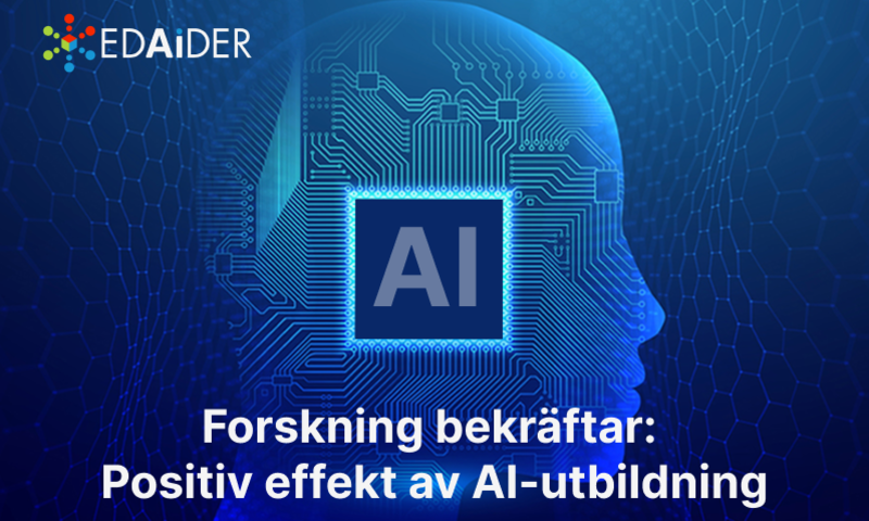 Ny forskning: EdAiders AI-utbildning rustar lärare med AI-kompetens och leder till pedagogisk innovation